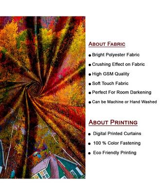 Multicolor Polyester Digtal Printed Curtain 3