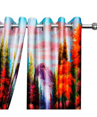 Multicolor Polyester Digtal Printed Curtain 1
