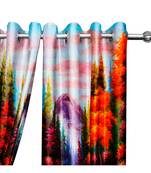 Multicolor Polyester Digtal Printed Curtain