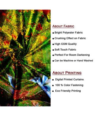 Multicolor Polyester Digtal Printed Curtain 3