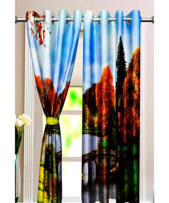Multicolor Polyester Digtal Printed Curtain 2