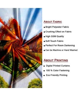 Multicolor Polyester Digtal Printed Curtain 3