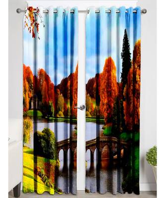 Multicolor Polyester Digtal Printed Curtain 4