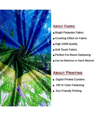Multicolor Polyester Digtal Printed Curtain 3