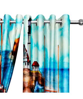 Multicolor Polyester Digtal Printed Curtain 1