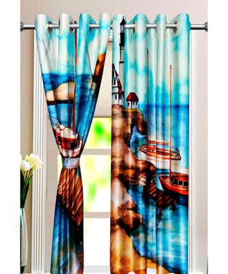 Multicolor Polyester Digtal Printed Curtain 2