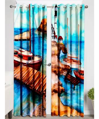 Multicolor Polyester Digtal Printed Curtain 4