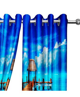 Multicolor Polyester Digtal Printed Curtain 1