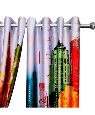 Multicolor Polyester Digtal Printed Curtain 1