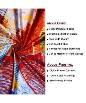 Multicolor Polyester Digtal Printed Curtain 4
