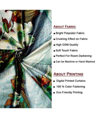 Multi Color Polyester Digtal Printed Curtain 3