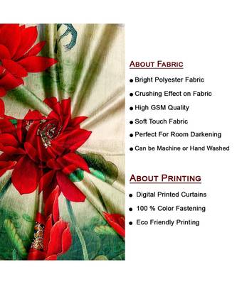 Multi Color Polyester Digtal Printed Curtain 3