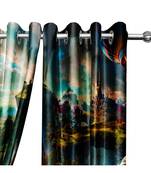 Multicolor Polyester Digtal Printed Curtain