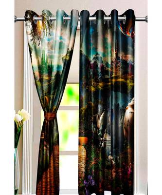 Multicolor Polyester Digtal Printed Curtain 2