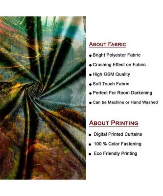 Multicolor Polyester Digtal Printed Curtain 3
