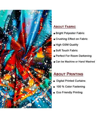 Multicolor Polyester Digtal Printed Curtain 3