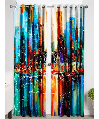 Multicolor Polyester Digtal Printed Curtain 4