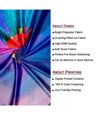 Multicolor Polyester Digtal Printed Curtain 3