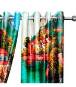 Multicolor Polyester Digtal Printed Curtain