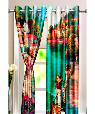 Multicolor Polyester Digtal Printed Curtain 2