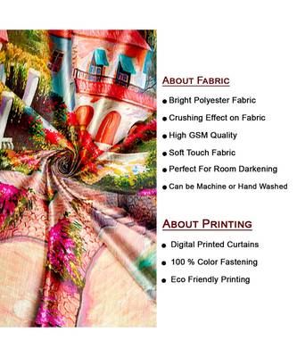 Multicolor Polyester Digtal Printed Curtain 3