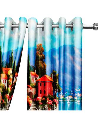 Multicolor Polyester Digtal Printed Curtain 1