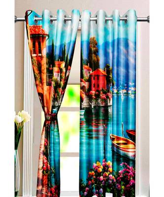 Multicolor Polyester Digtal Printed Curtain 2