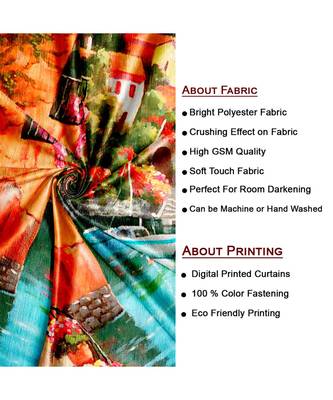 Multicolor Polyester Digtal Printed Curtain 3