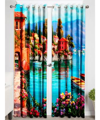 Multicolor Polyester Digtal Printed Curtain 4