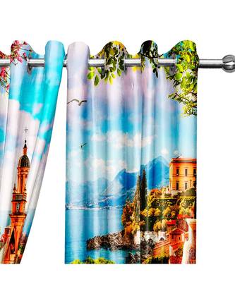 Multicolor Polyester Digtal Printed Curtain 1