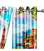 Multicolor Polyester Digtal Printed Curtain