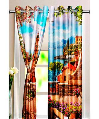 Multicolor Polyester Digtal Printed Curtain 2