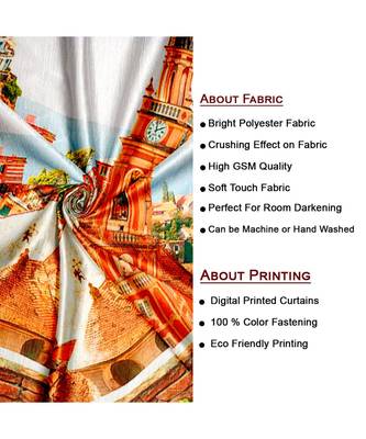 Multicolor Polyester Digtal Printed Curtain 3