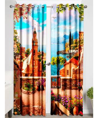 Multicolor Polyester Digtal Printed Curtain 4