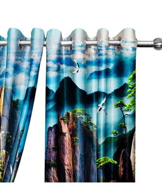 Multicolor Polyester Digtal Printed Curtain 1
