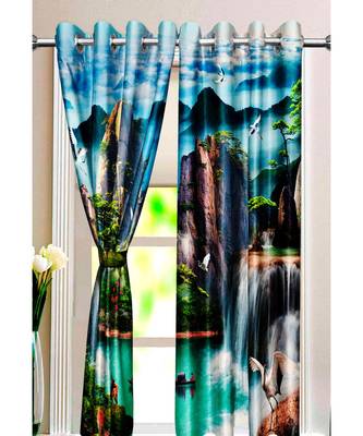 Multicolor Polyester Digtal Printed Curtain 2