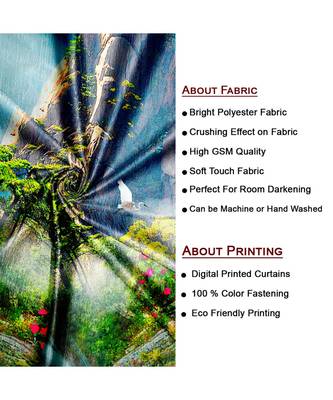 Multicolor Polyester Digtal Printed Curtain 3