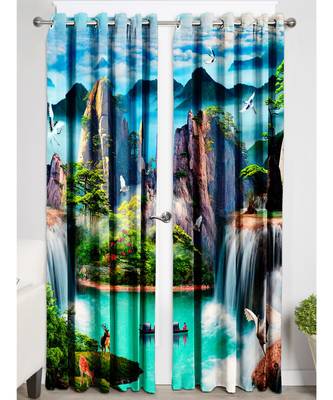 Multicolor Polyester Digtal Printed Curtain 4