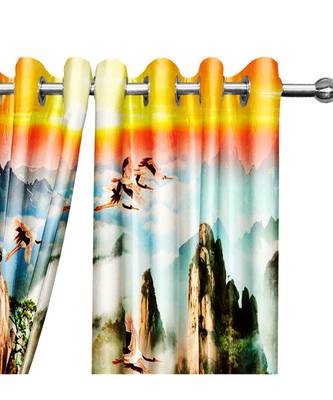 Multicolor Polyester Digtal Printed Curtain 1
