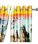 Multicolor Polyester Digtal Printed Curtain