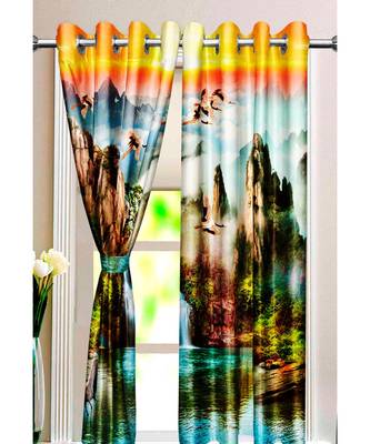 Multicolor Polyester Digtal Printed Curtain 2