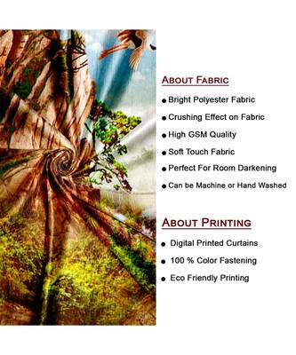 Multicolor Polyester Digtal Printed Curtain 3