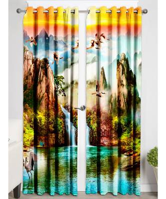 Multicolor Polyester Digtal Printed Curtain 4