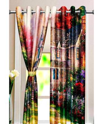 Multicolor Polyester Digtal Printed Curtain 2