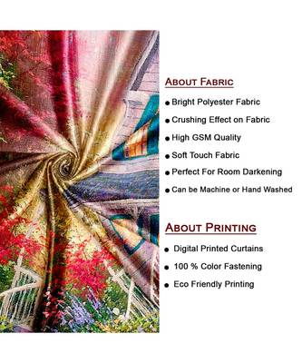 Multicolor Polyester Digtal Printed Curtain 3