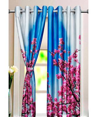 Lavender Polyester Digtal Printed Curtain 2