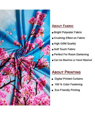 Lavender Polyester Digtal Printed Curtain 3