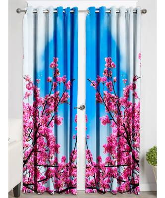 Lavender Polyester Digtal Printed Curtain 4