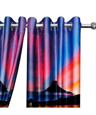 Multicolor Polyester Digtal Printed Curtain 1