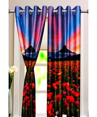 Multicolor Polyester Digtal Printed Curtain 2